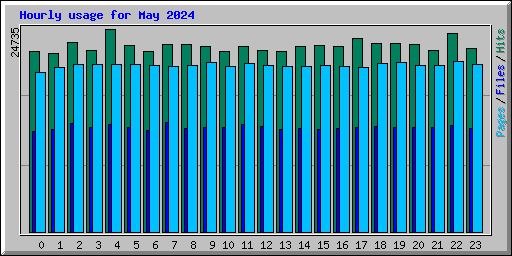 Hourly usage for May 2024
